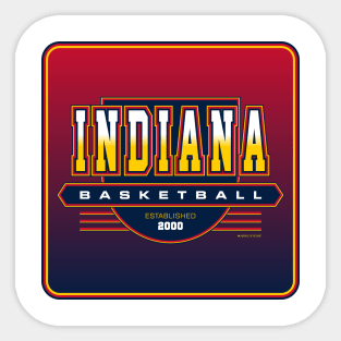 Vintage Indiana Women's Basketball Fever WNBA Sticker